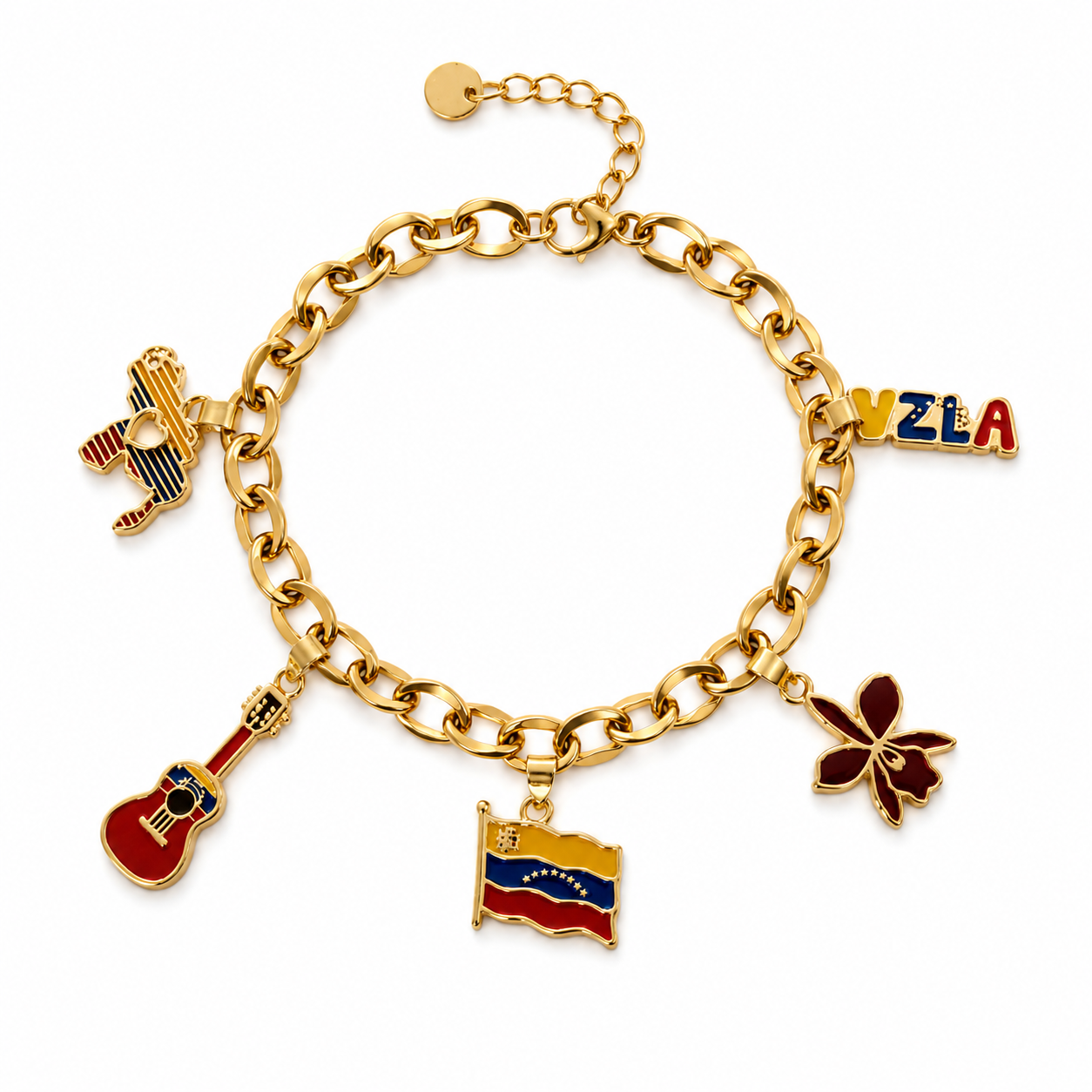 Brazalete 5 Charms