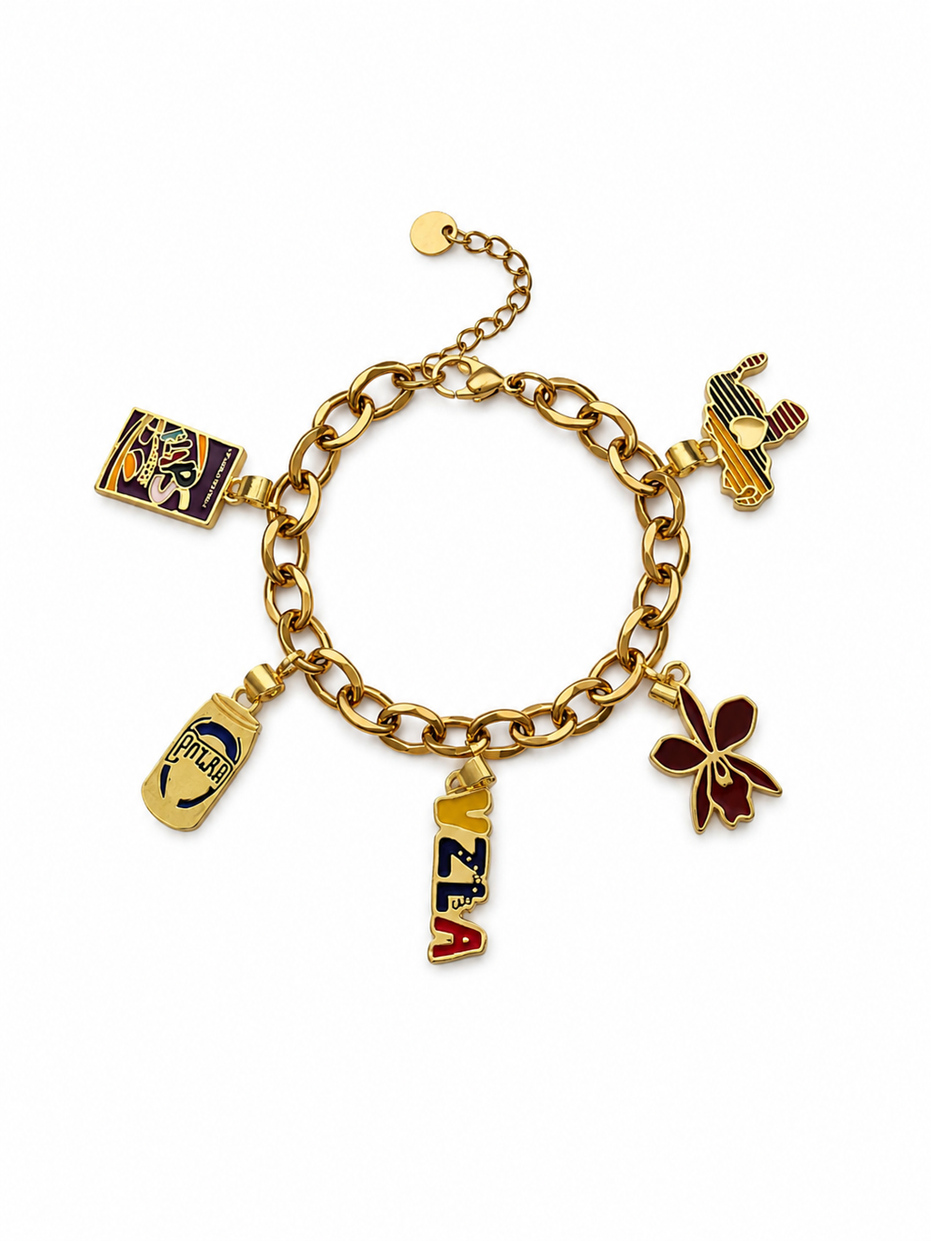 Brazalete 5 Charms